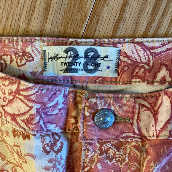 Free People Youthquake Floral Flare Jeans - Picture 5 of 6